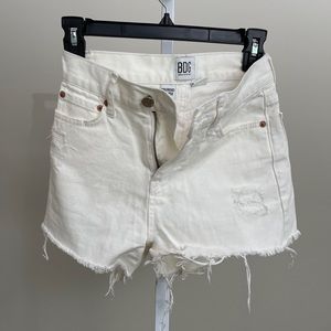 BDG Urban Outfitters White Pelmet Shorts